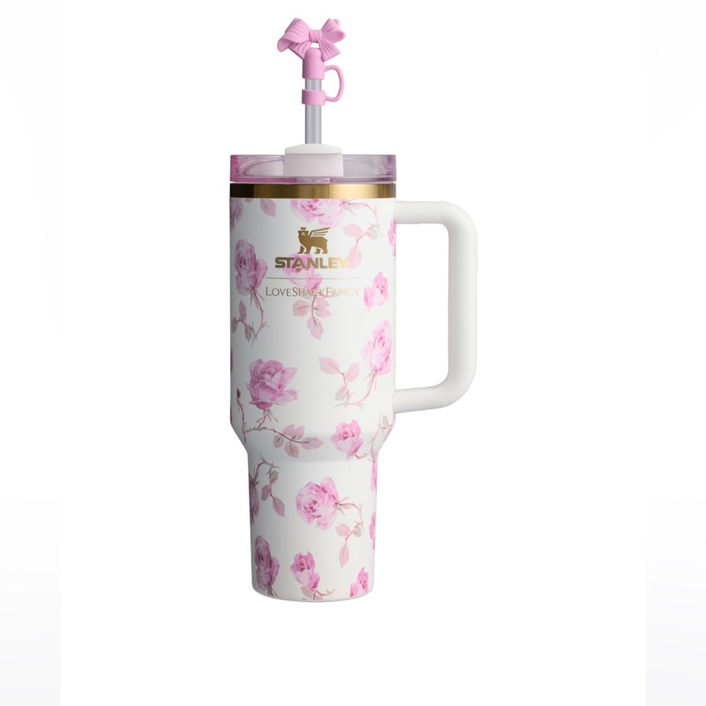 The Stanley x LoveShackFancy Quencher | 40 OZ - Ribbon Rosa